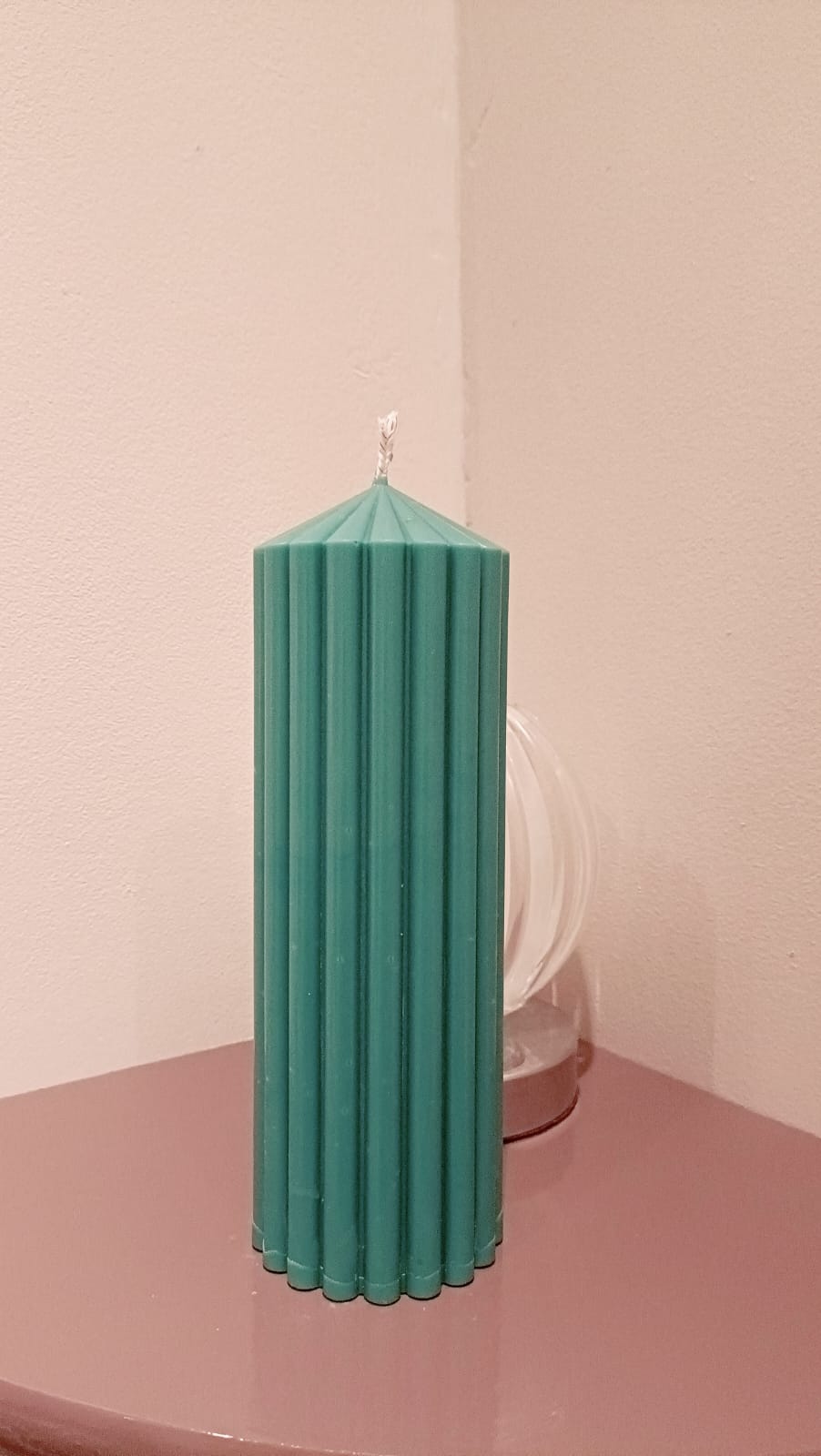 20cm Soy Wax Pillar Candles - Unscented (Various Colours)