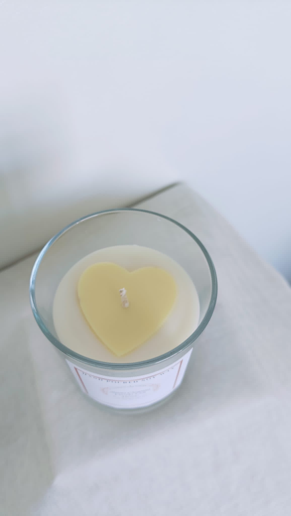 30cl Heart Scented Soy Wax Glass Jar Candle (Various Scents)