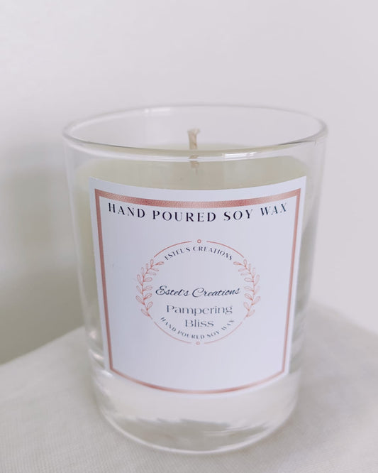 20cl Soy Wax Glass Jar Candle (Various Scents)
