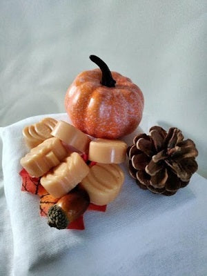 Pumpkin Spice Soy Wax Melts - Highly Scented, Pack of 6