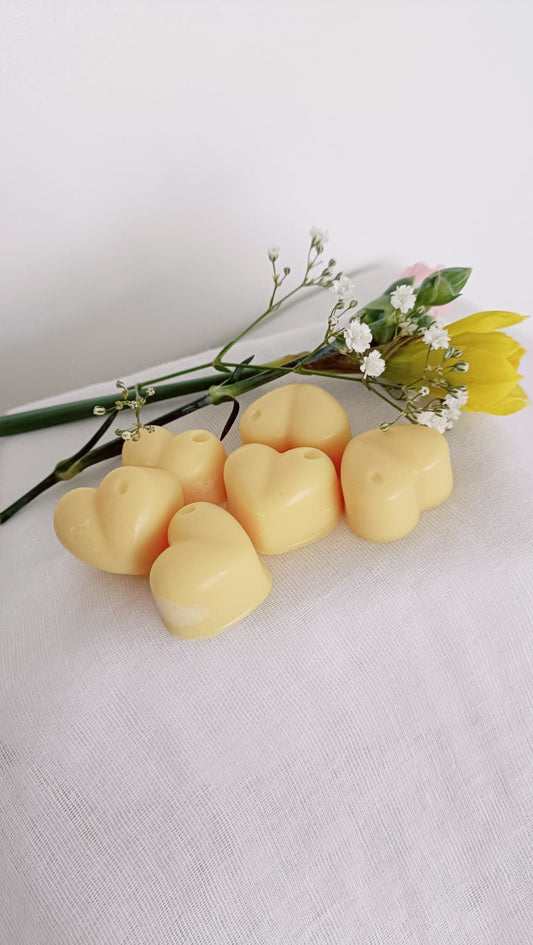 FloZora Lemon Zing Soy Wax Melts - Highly Scented, Pack of 6